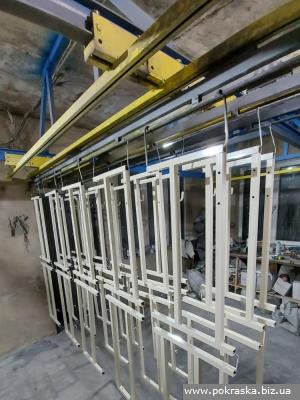 Верхняя подвеска окрашиваемых деталей Верхняя подвеска окрашиваемых деталей